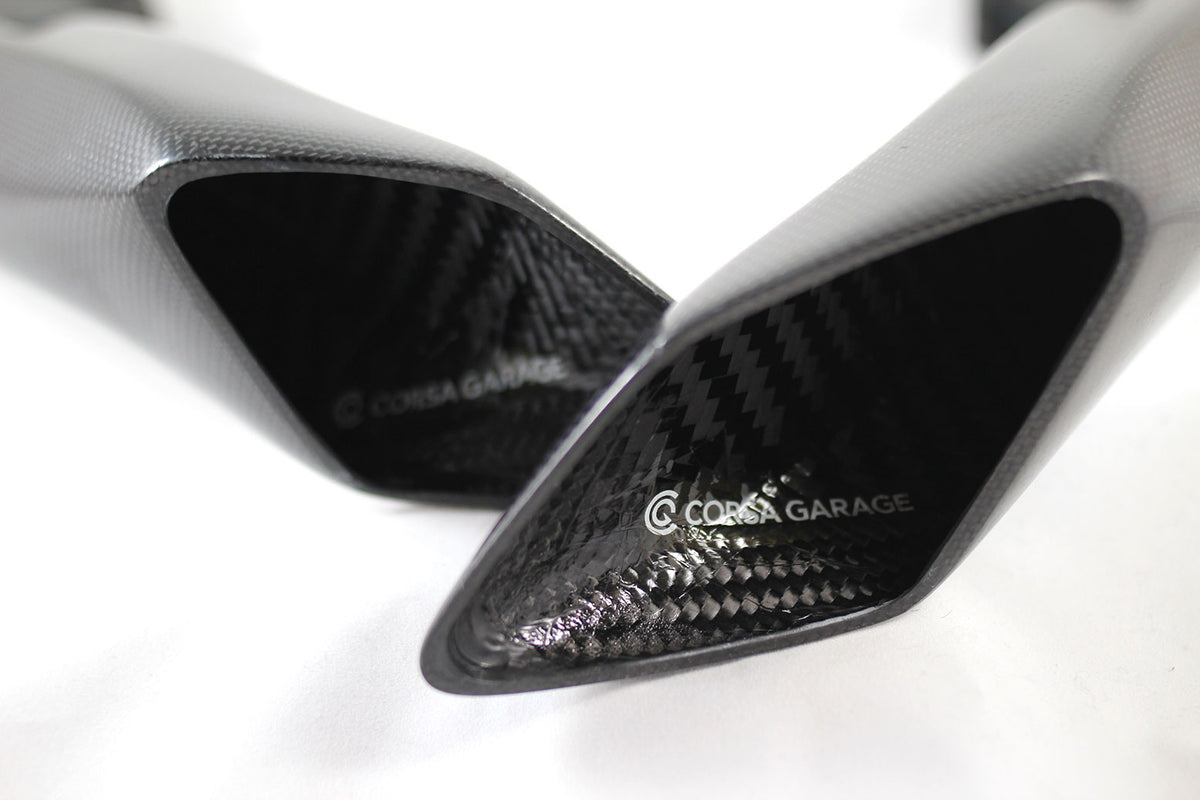 Ducati 749-999 Large Carbon Fiber Air Tubes. – Corsa Garage