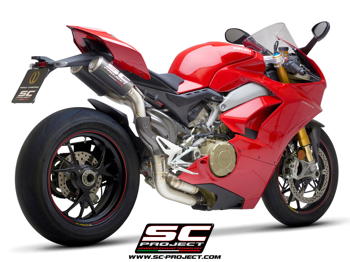 CR T Exhaust by SC Project for Ducati Panigale V4 S 2018 2021