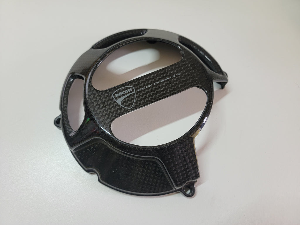 Ducati Performance carbon fiber open clutch cover Corsa Garage