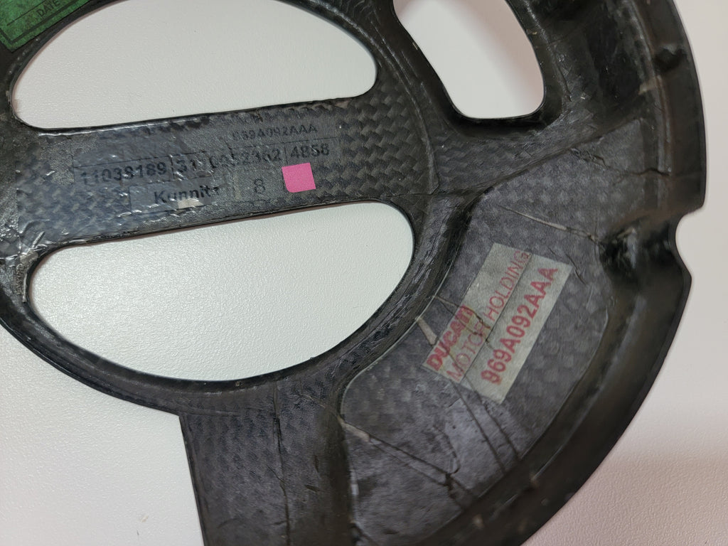 Ducati Performance carbon fiber open clutch cover Corsa Garage
