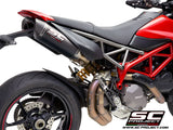 SC1-M Exhaust by SC-Project for Ducati Hypermotard 950 SP 2019 to 2023