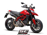 SC1-M Exhaust by SC-Project for Ducati Hypermotard 950 SP 2019 to 2023