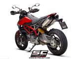 SC1-M Exhaust by SC-Project for Ducati Hypermotard 950 SP 2019 to 2023