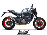 S1 Exhaust by SC-Project for Ducati monster 937+ 2021 to 2023