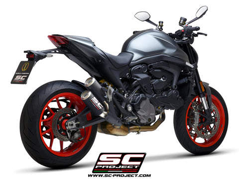 CR-T Exhaust by SC-Project for Ducati monster 937+ and 950+ 2021 to 2023