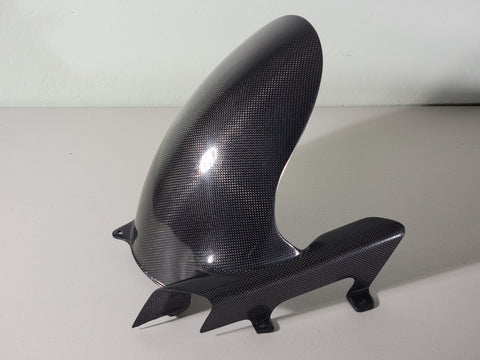 Ducati 999R Carbon Fiber Rear Hugger and Chain Guard