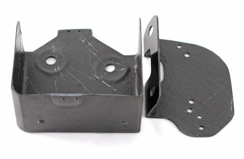 Ducati 999RS Carbon battery holder and regulator support bracket