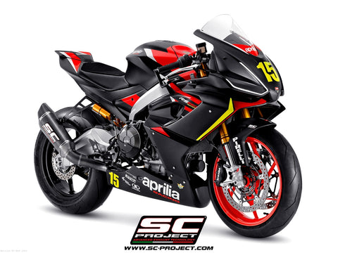 SC1-R Exhaust by SC-Project Aprilia RS 660 / Tuono 660 / 2020 to 2023 Titanium Headers