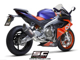 SC1-R Exhaust by SC-Project Aprilia RS 660 / Tuono 660 / 2020 to 2023 Titanium Headers