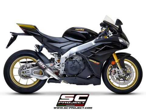CR-T Exhaust by SC-Project for Aprilia RSV4 1100 and Tuono V4 1100 2021-2023